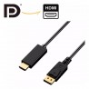 Cabo Adaptador Display Port Para HDMI 4K DP HDMI 1,8 Metros