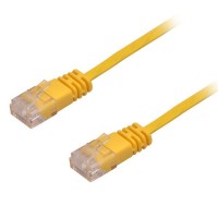 Cabo de Rede sem Capa - Padro RJ 45 - 8 Vias - Amarelo - 1.50 Metros (Homologado Anatel)