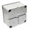 Caixa Organizadora para CFTV ABS (10X10 cm) Stilus IP65 - Branco