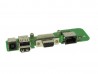 Placa Jack RJ 45 / Power / USB / VGA - Dell Inspiron 1545