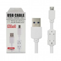 Cabo Usb V8 3.0 com 1.5 Metros Branco - KS-U303