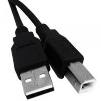 Cabo de Impressora - USB A / B  - 3 Metros - Preto