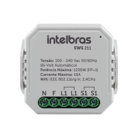 Interruptor Controlador de Cargas Wifi 1/1 EWS 211 Intelbras