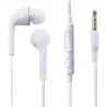 Fone de ouvido Lehmox J5 LE-477 com microfone branco emborrachado