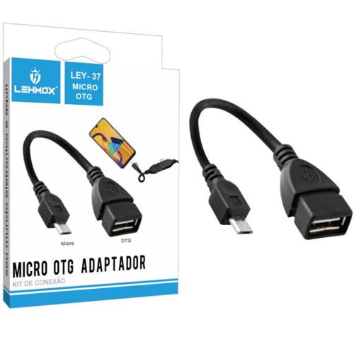 Adaptador Micro OTG para V8 Celular Lehmox - LEY-37