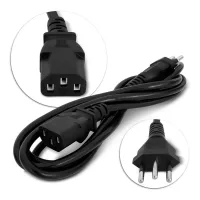 Cabo de For�a Tripolar para Fonte ATX e Monitor com 1,8 Metros