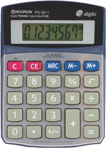Calculadora Hoopson PS-3611 - 8 Dig�tos