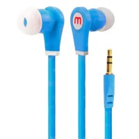 Fone de Ouvido Estereo com Microfone Azul - MS-5V