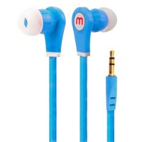Fone de Ouvido Estereo com Microfone Azul - MS-5V