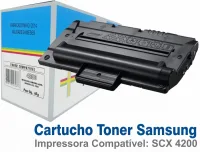 Cartucho de Toner Compat�vel Com Samsung SCX 4200 4220 3K