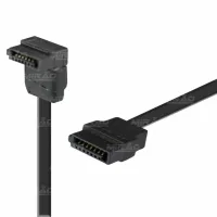 Cabo Sata 3 6gb/s Com Ponta 90� Padr�o Original 15cm - Dex