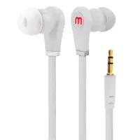 Fone de Ouvido Estereo com Microfone Branco MS 5V