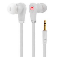Fone de Ouvido Estereo com Microfone Branco MS 5V