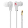 Fone de Ouvido Estereo com Microfone Branco MS 5V