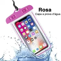 Capa de celular a prova de agua Kapbom Kap-y17 6.3" Rosa