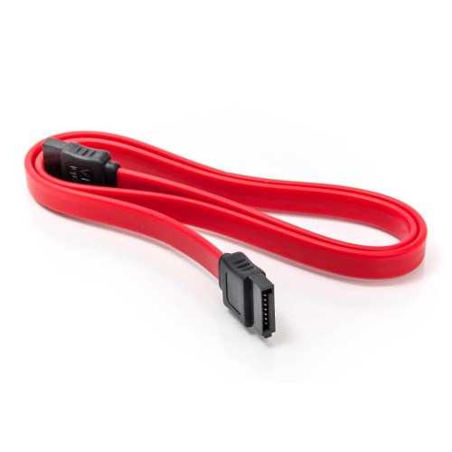 Cabo Sata 2.0 Vermelho de 3GB/S Conectores 180x180 sem Travas Metlicas