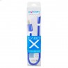 Cabo X Micro USB V8 Revestido Fast Charge 30 cm - Azul