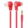 Fone de Ouvido Estereo com Microfone Vermelho MS 5V