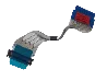 Flat Cable LVDS da Tela LED TV LG 24MT49S