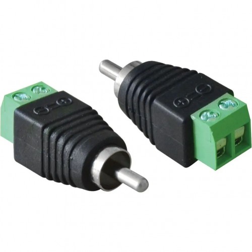 Plug RCA Macho com Borne FS 519 - 5 Unidades