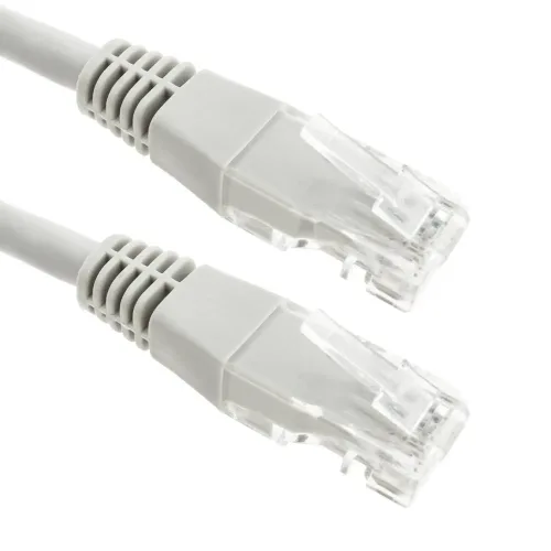 Cabo de Rede sem Capa - 8 Vias - Padr�o RJ 45 - Branco - 1.20 Metros