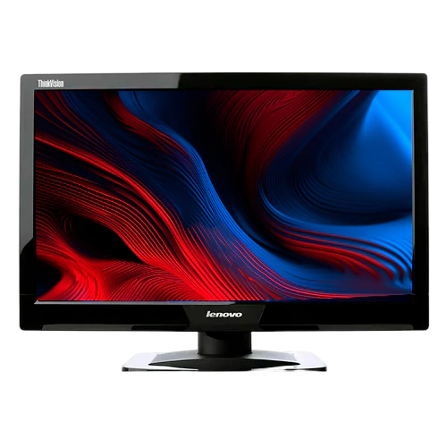 Monitor Lenovo ThinkVision E2002BA LCD Widescreen 1600x900P 19.5" VGA DVI Preto
