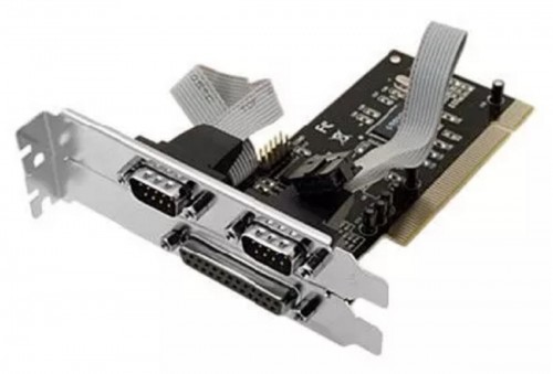 Placa PCI - 2 Serias DB9 (RS 232) + 1 LPT1