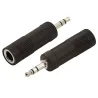 Adaptador P10 F�mea x P2 Macho Plug Dex