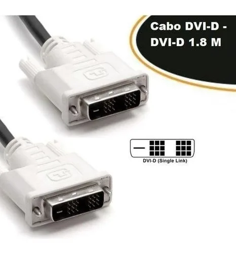 Cabo Dvi -d X Dvi-d Macho 1,8 Metros Com Filtro Duplo