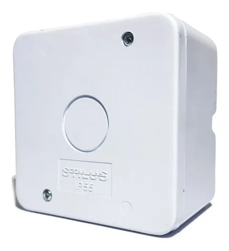 Caixa Organizadora Stilus IP55 Branca para CFTV em ABS