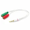 Cabo Adaptador 2P2 x P3 para Fone e Microfone Lehmox - LEY-30