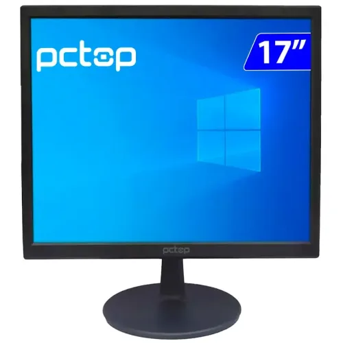 Monitor Quadrado PCTop 17 LED 4:3 MLP170HDMI HDMI VGA Seminovo