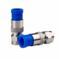 Conector RG6 de Compress�o F�mea Exbom