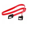 Cabo Sata 3.0 Vermelho de 6GB/S Conectores 180�x90� com Travas Met�licas