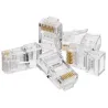 10 Conectores RJ 45 - Cat5E - Acr�lico - 8 Vias