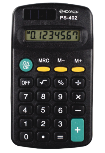 Calculadora Hoopson PS-402 - 8 Digitos