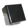 Caixa Passagem Pl�stica Metal Nobre para C�mera Bullet e Dome (Sobrepor / Fechamento com Parafuso) MT-3005 Black ABS